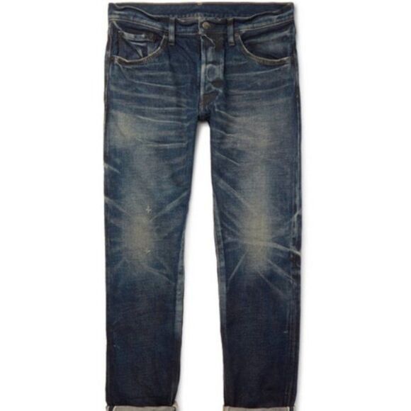 FABRIC BRAND & CO.Slim-fit Distressed Se… - Picture 1 of 5